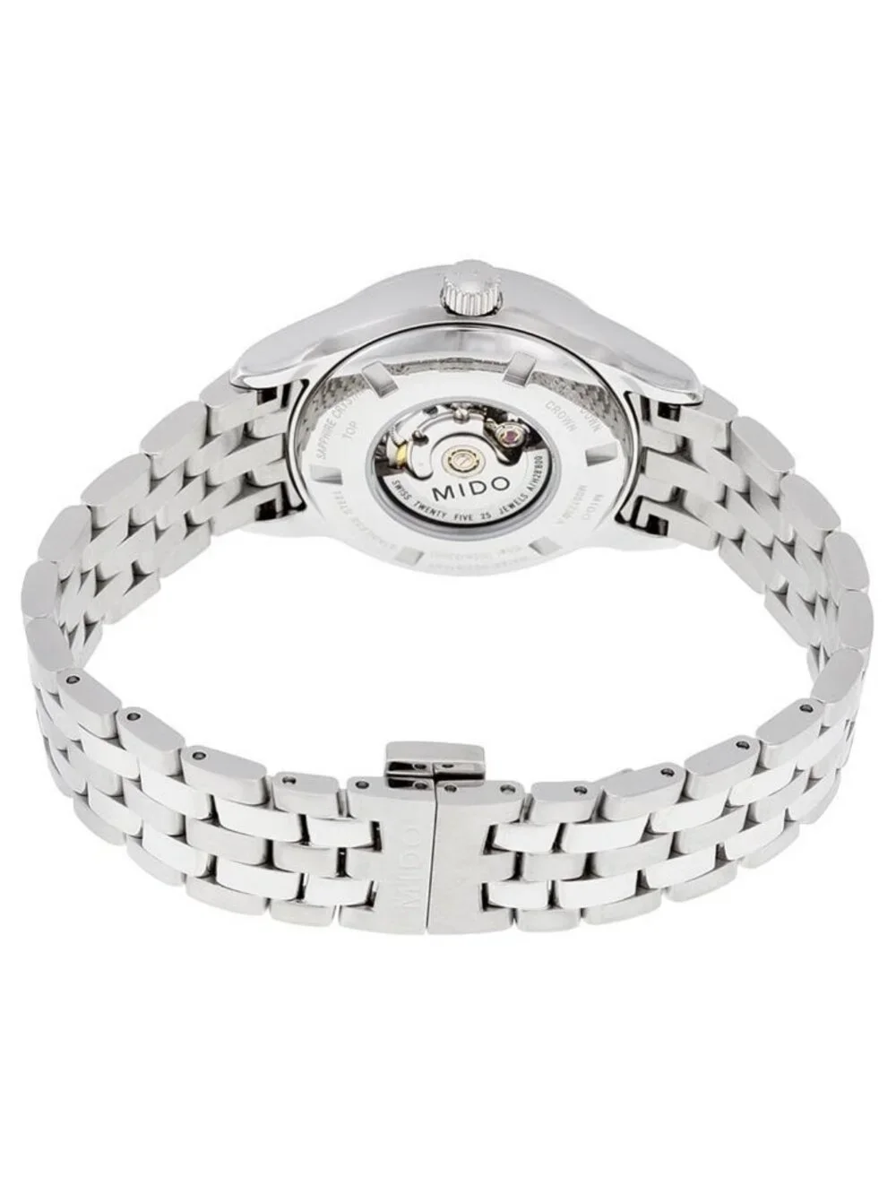 NWT Mido Belluna Automatic Silver Dial Ladies Watch